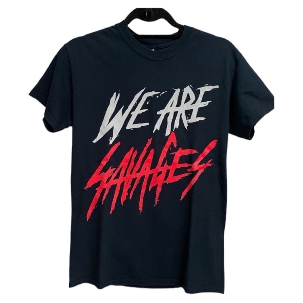 We are Savages Tour Tshirt Black Size S